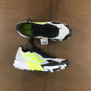Adidas Terrex Agravic Ultra Running Shoes Womens Size 10 Black Yellow White